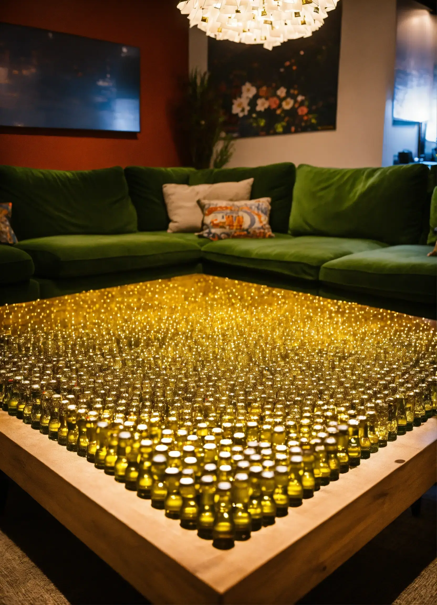 Interieur met gerecycled metaal